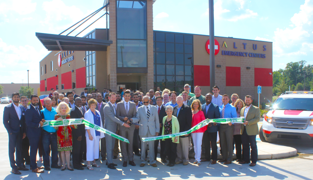 Altus ER Company officials cut the ribbon on their new Lufkin facility. Photo by Lee Miller